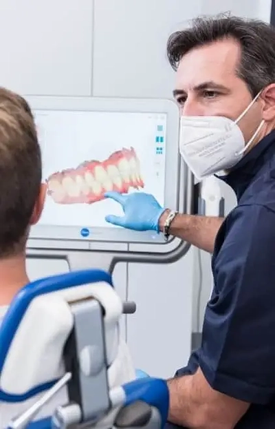 Scanner Intraorale Paziente Ortodonzia Invisibile - Studio Dentistico Pasciuti Orthodontics